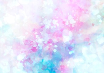 ピンク色のキラキラテクスチャ背景
