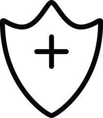 secure icon vector.