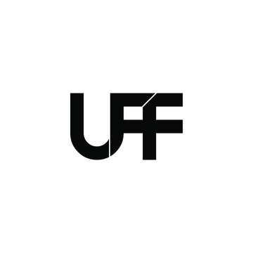 uff initial letter monogram logo design