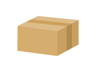 段ボール箱や荷物をイメージしたイラスト