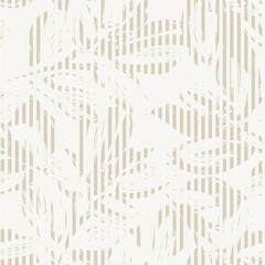Fototapeta premium Floral Seamless Pattern with striped textures