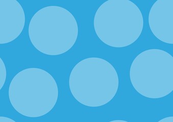 Abstract seamless blue pattern with circles simple background
