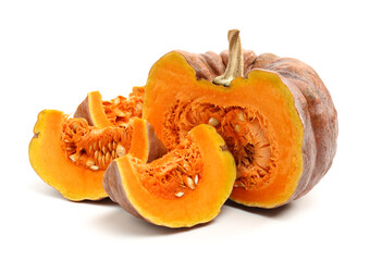 Thai Pumpkin on white background