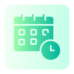 calendary gradient icon