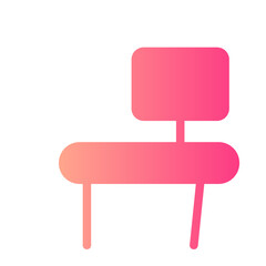 front desk gradient icon