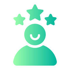 rating gradient icon