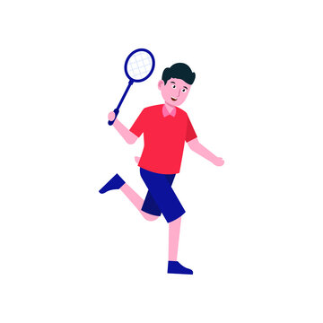 tennis player cartoon character vector illustration design eps.10