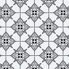 Vector seamless geometric pattern texture