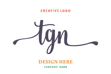 TGN lettering logo is simple, easy to understand and authoritative