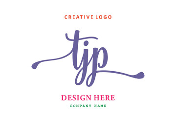 TJP lettering logo is simple, easy to understand and authoritative