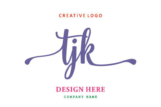 TJK lettering logo is simple, easy to understand and authoritative