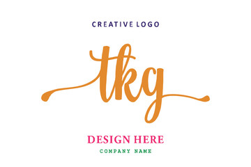 TKG  lettering logo is simple, easy to understand and authoritative