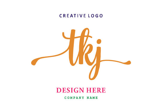 TKJ  lettering logo is simple, easy to understand and authoritative
