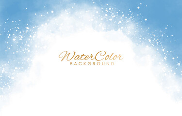 Abstract colorful watercolor for background. 