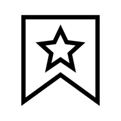 bookmark icon on white background	