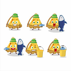 A fisherman slice of custard tart cartoon picture catch a big fish