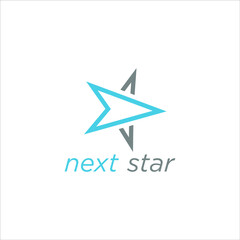  Star logo designs template, Elegant Star logo designs, Fast star logo designs concept