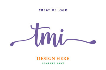 TMI lettering logo is simple, easy to understand and authoritative