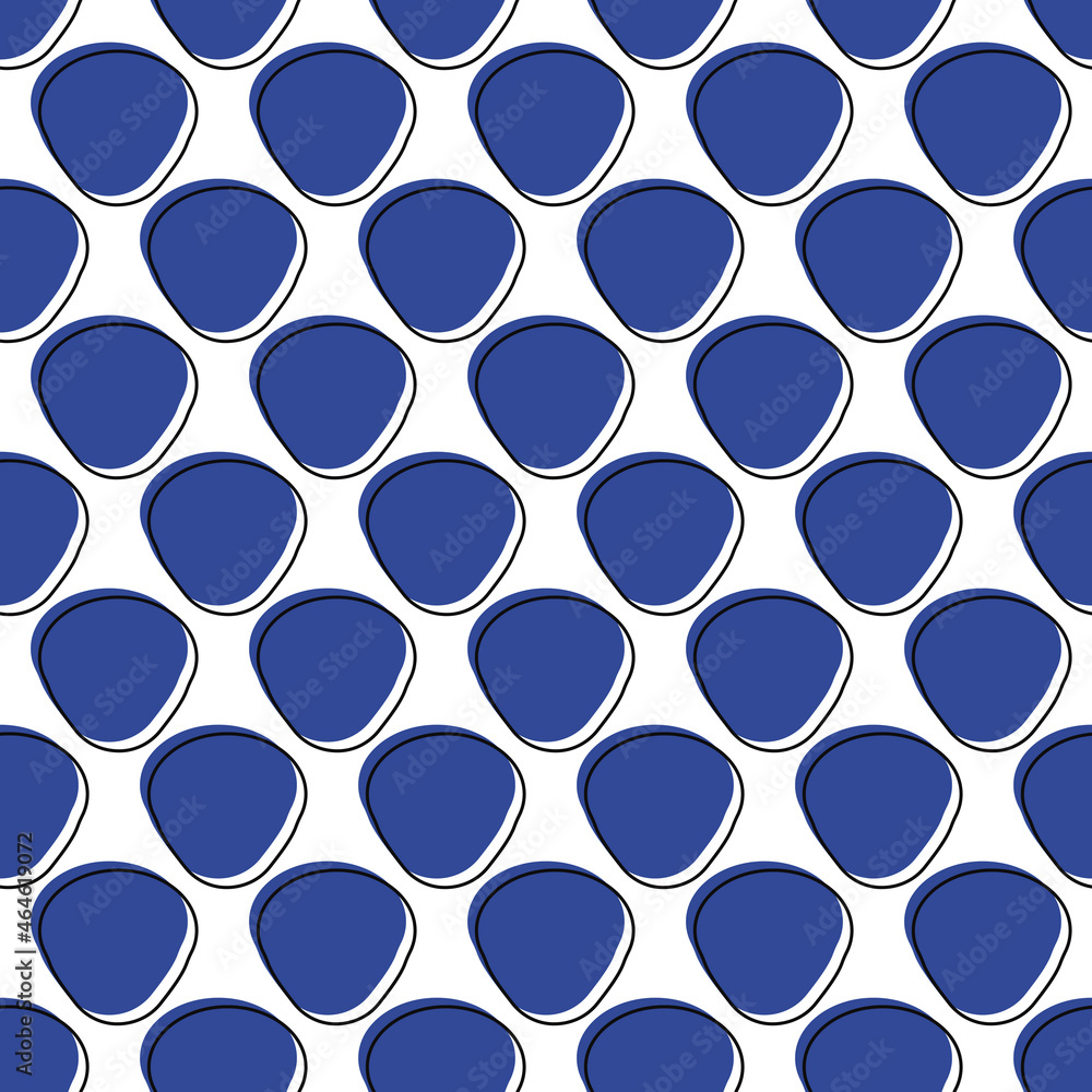Poster blue picks. a vector with simple shapes that resemble guitar picks.