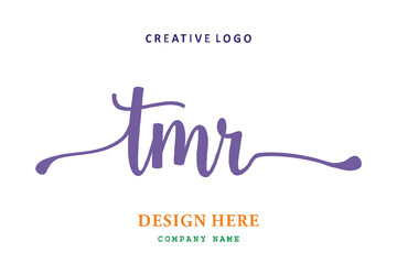 TMR lettering logo is simple, easy to understand and authoritative