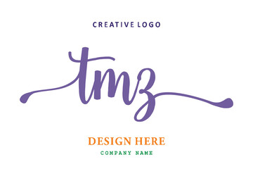 TMZ lettering logo is simple, easy to understand and authoritative