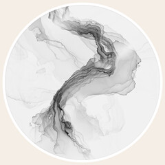 Abstract ink painting