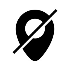 disable location icon on white background	
