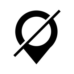 disable location icon on white background	
