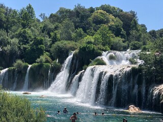 Fototapeta premium Parc national de Krka - Croatie
