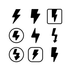 flash set icon on white background	
