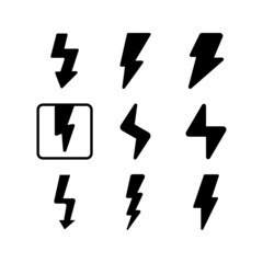 flash set icon on white background	
