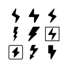 flash set icon on white background	
