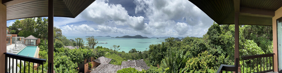 Fototapeta na wymiar Panoramic view of Andaman Sea, Phuket Island, Thailand