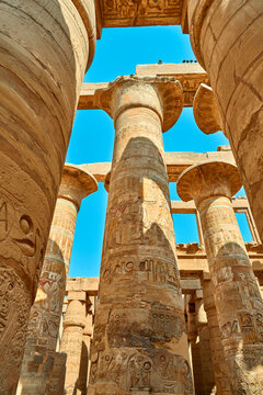 columns of an ancient Egyptian temple