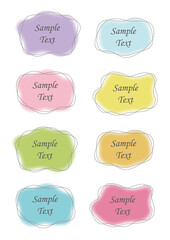 カラフルフレームセット