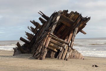 Pesuta Shipwreck, Haida Gwaii, Graham Island, Haida Nation