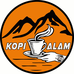 coffe and mountain
