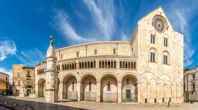 View at the Cathedral of Assumption of St.Mary in Bitonto - Italy
