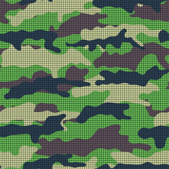 A new pattern of camouflage uniforms. Vector.