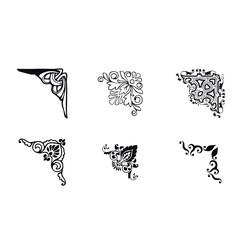 Corner frames, borader frames elements