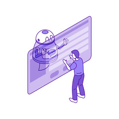 Holographic Chat Bot Composition