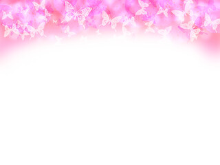 華やかな蝶の壁紙、背景素材。