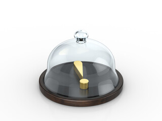 Obraz premium Exclamation mark symbol under the dome