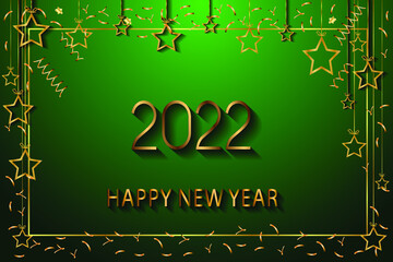 2022 Happy New Year background for your seasonal invitations, festive posters, greetings cards.