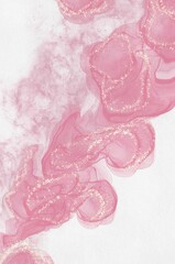 pink glitter abstract alcohol ink paper textured liquid stain art pastel watercolor background