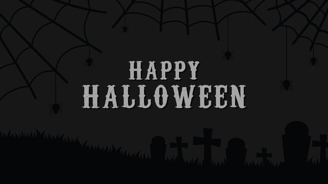 Black background for halloween banner