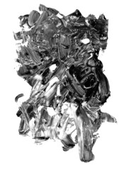 abstract black on paper