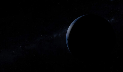 Unknown planet in outer space. Elements of this image furnished by NASA