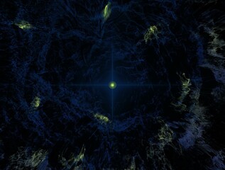 Imaginatory fractal abstract background Image