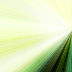 綺麗な虹色のグラデーションの放射状の線の背景　黄色、黄緑、緑、紺、黒